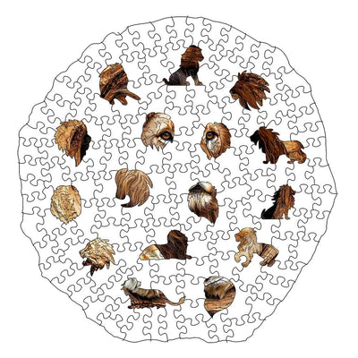 🔥Last Day - Savannah Lion - Wooden Jigsaw Puzzle