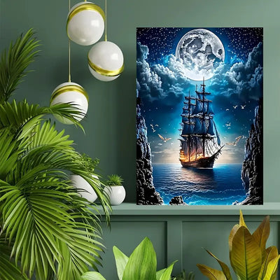🔥 Last Day - Moonlit Voyage — Wooden Jigsaw Puzzle