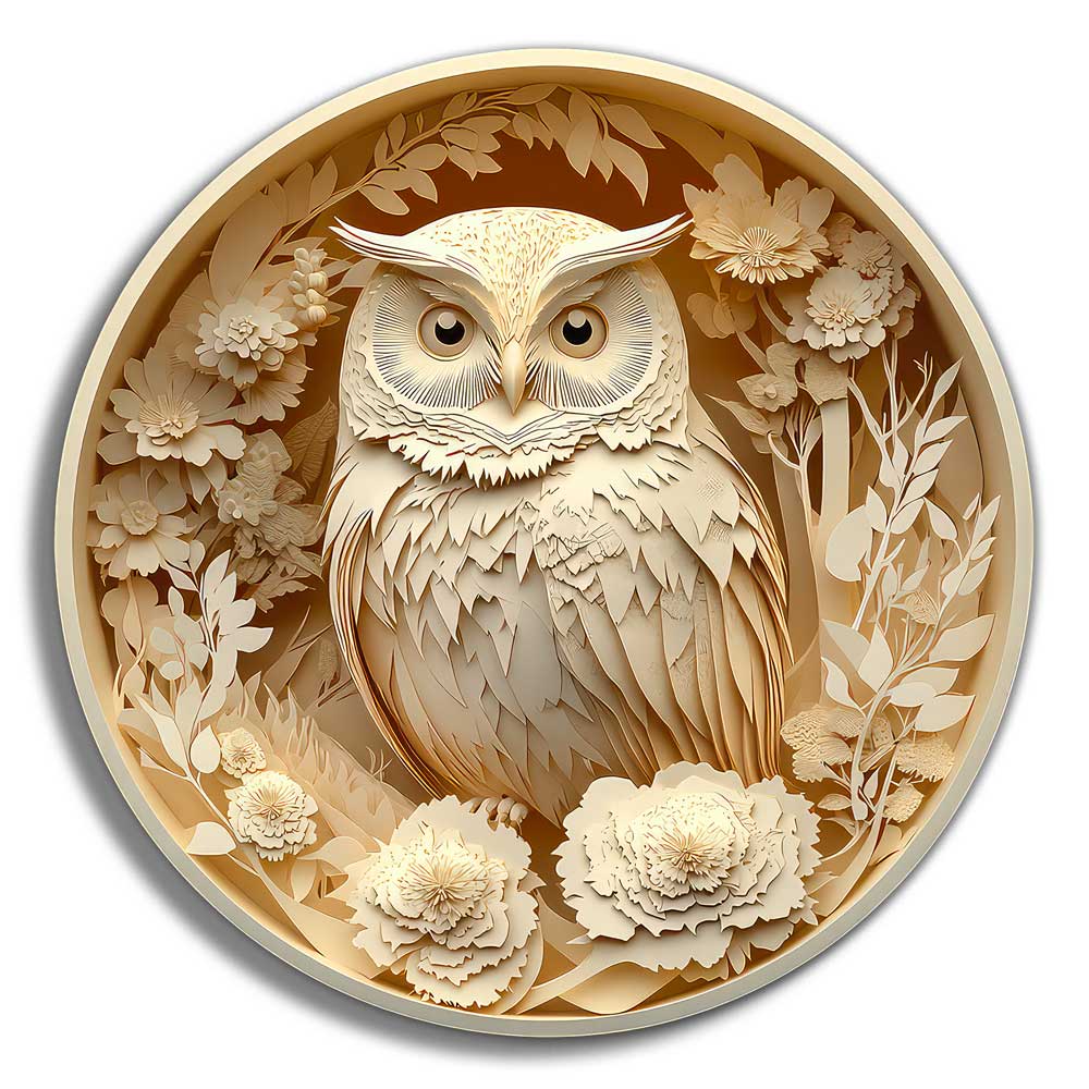 🔥Last Day - Carved Owl - Wooden Jigsaw Puzzle
