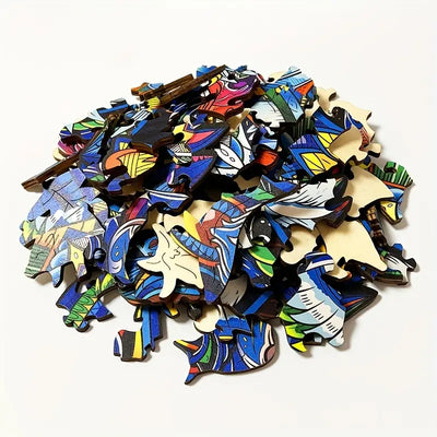 🔥 Last Day - Cosmic Yin Yang Tree — Wooden Jigsaw Puzzle