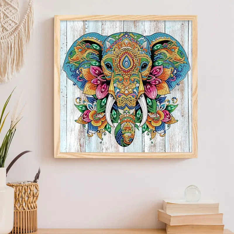 🔥 Last Day - Mandala Elephant — Wooden Jigsaw Puzzle