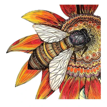 Bee - Wooden Jigsaw Puzzle Puzzle