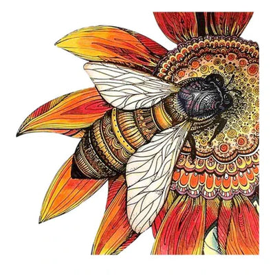 Bee - Wooden Jigsaw Puzzle Puzzle