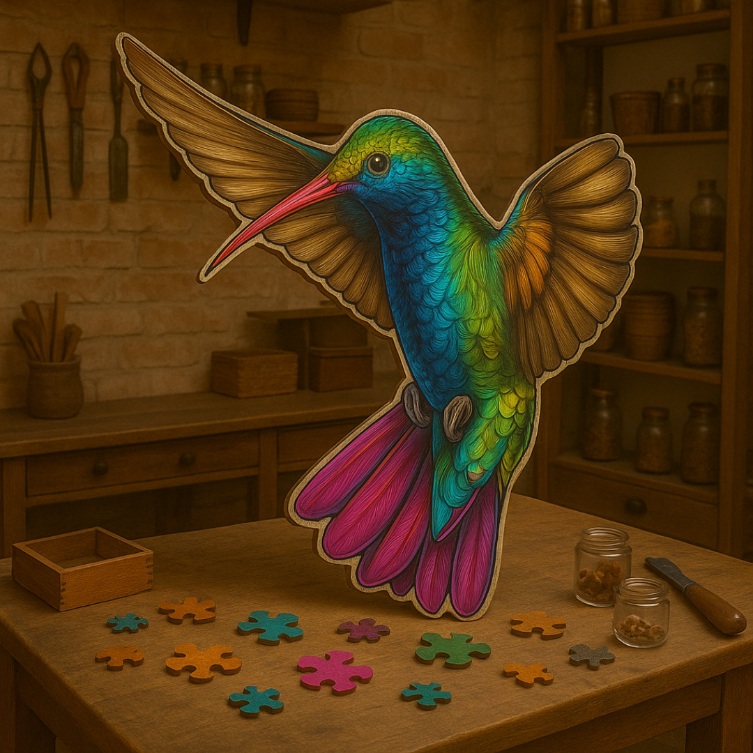 Hummingbird - Wooden Jigsaw Puzzle Out of stock