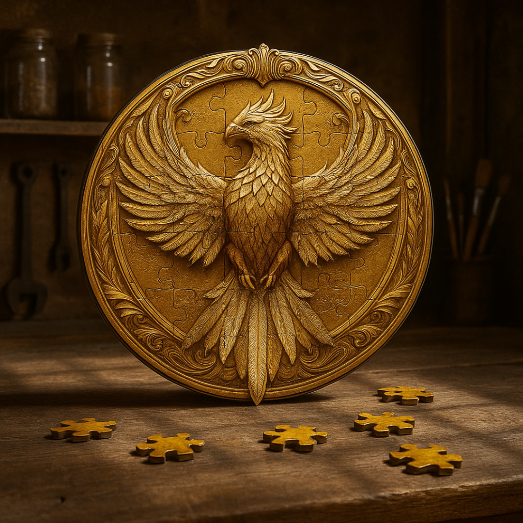 🔥Last Day - Golden Phoenix - Wooden Puzzle