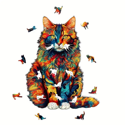 🔥 Last Day - Mystic Chameleon — Wooden Jigsaw Puzzle