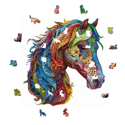 🔥 Last Day - Spirit Horse — Wooden Jigsaw Puzzle