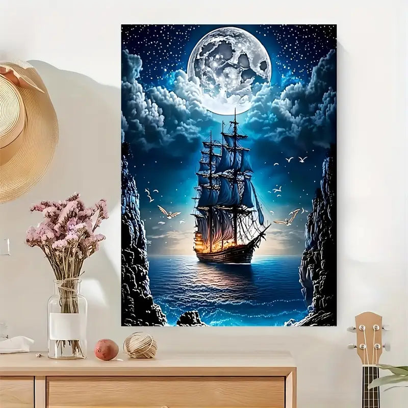 🔥 Last Day - Moonlit Voyage — Wooden Jigsaw Puzzle