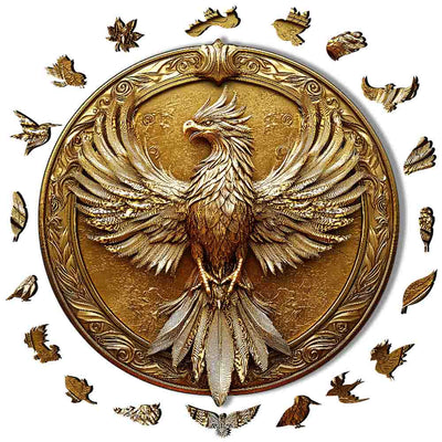 🔥Last Day - Golden Phoenix - Wooden Puzzle