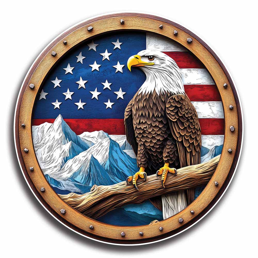 🔥Last Day - American Eagle - Wooden Jigsaw Puzzle