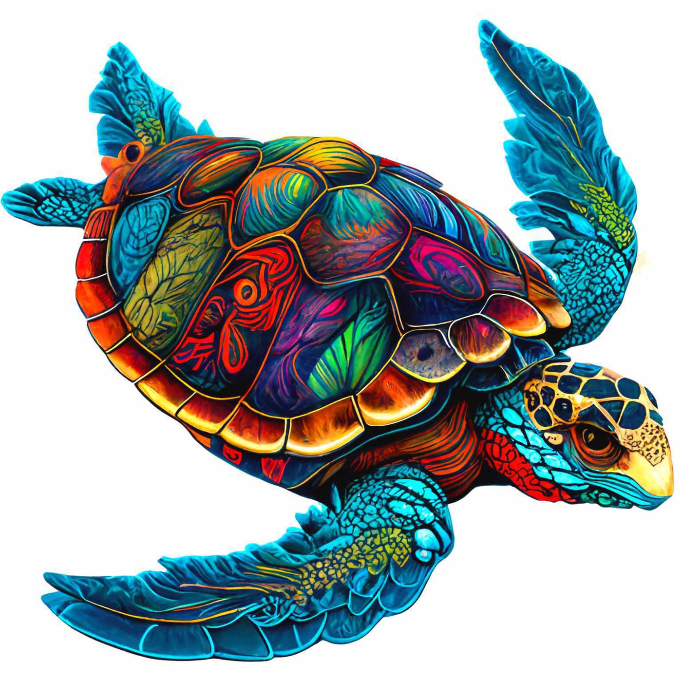 🔥Last Day - Sea Turtle - Wooden Jigsaw Puzzle