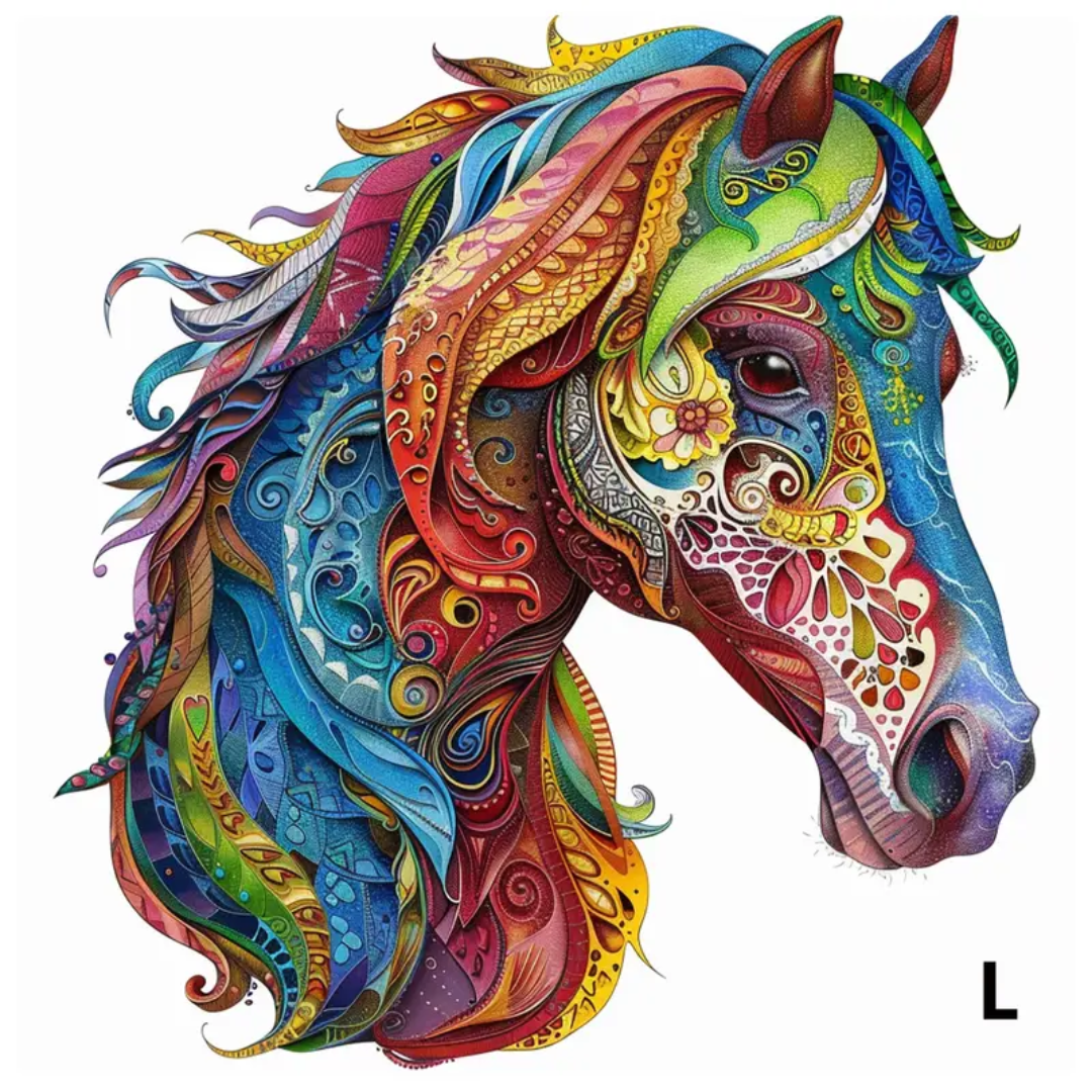 🔥 Last Day - Spirit Horse — Wooden Jigsaw Puzzle