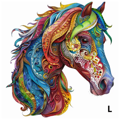 🔥 Last Day - Spirit Horse — Wooden Jigsaw Puzzle