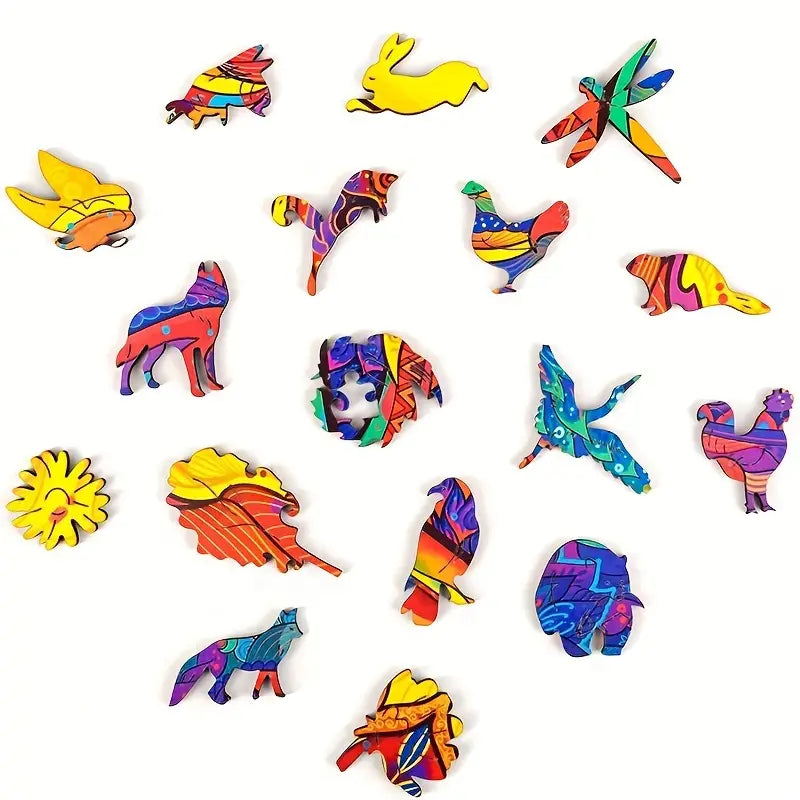 🔥 Last Day - Penguin Love — Wooden Jigsaw Puzzle